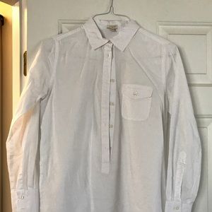 White long sleeve tunic top